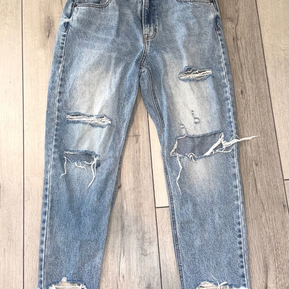 Altar’d State Women’s Distressed Blue Jeans